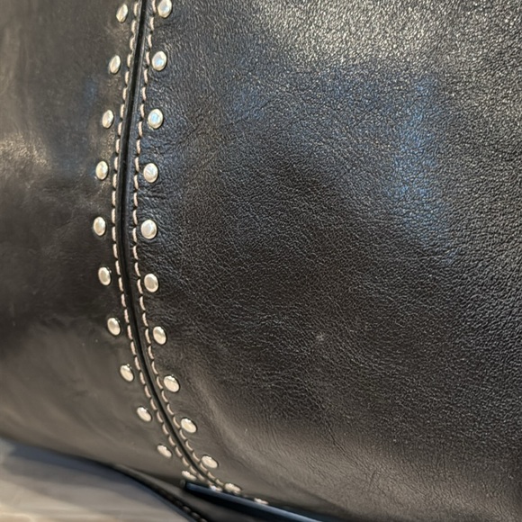 Michael Kors Vintage Uptown Astor Leather Studded Satchel EUC - Picture 16 of 16